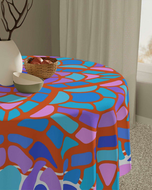 Luxurious Mosaic Square Table Cover - Elite House's Dining Elegance Upgrade - 55.1 x 55.1 (140cm x 140cm)