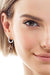 Elegant Moissanite Sterling Silver Minimalist Huggie Earrings - Graceful Charm