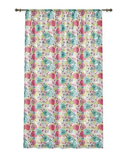 Customizable Vintage Floral Window Curtains - Personalize Your Home’s Atmosphere