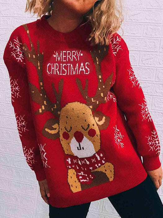 Cozy Festive Knit Winter Sweater