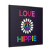 EliteLove Hippie Matte Canvas with Modern Black Pinewood Frame - Home Decor Essential