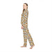 Vero Leopard Mono Women's Satin Pajamas