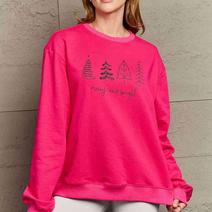 Festive Spirit Cotton Blend Sweatshirt