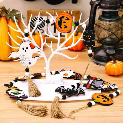 Spooky Haunted House Trio Hanging Ornaments for Halloween Decor