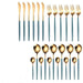 Sophisticated Dining Set: Premium 24-Piece Stainless Steel Flatware Collection with Stylish Storage Case