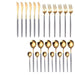 Luxurious Dining Experience: 24-Piece Stainless Steel Flatware Set with Deluxe Box