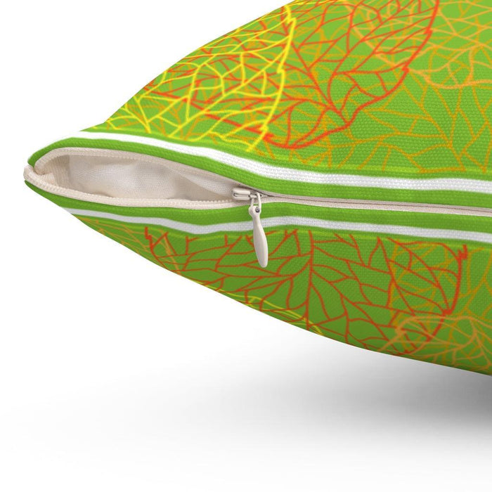 Dual-Sided Greenery Throw Pillow Cover for Chic Home Styling