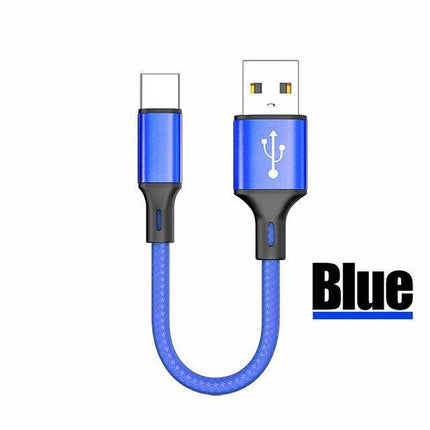 25cm USB C Fast Charging Cable - Ultimate Portable Charger for Huawei P30, P40 & Samsung Devices - Très Elite
