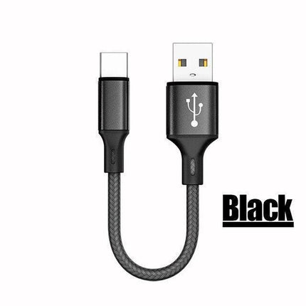 25cm USB C Fast Charging Cable - Ultimate Portable Charger for Huawei P30, P40 & Samsung Devices - Très Elite