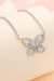 Enchanting Lab-Diamond Butterfly Pendant Necklace