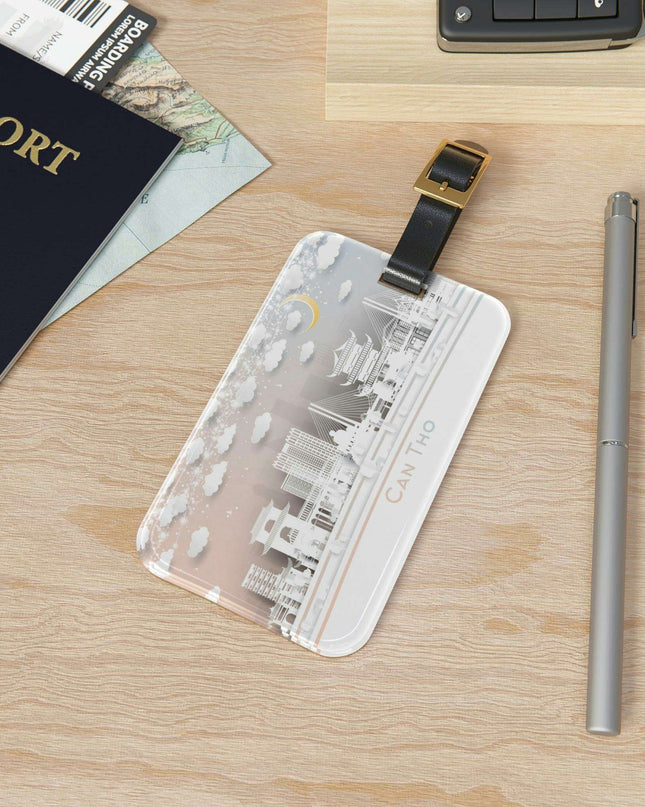 Personalized Luxury Acrylic Luggage Tag Collection: Elevate Your Travel Experience