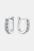 1 Carat Moissanite Sterling Silver Earrings - Luxurious Sparkle