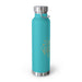 Festive Vibes 22 Oz Stainless Steel Insulated Water Bottle with Wide Mouth