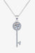 Adored Moissanite Key Pendant Necklace Trendsi