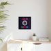 Elegant Boho Chic Matte Canvas - Eco-Friendly Black Pinewood Framed Art Piece