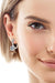 Luxurious 4 Carat Moissanite Silver Earrings with Zircon Accents in Sterling Silver