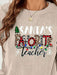 Festive Holiday Teacher Graphic Pullover