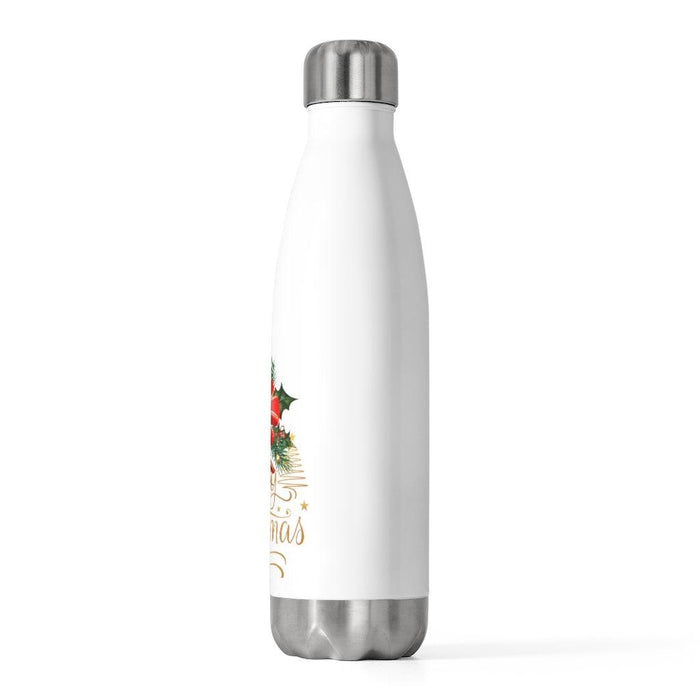 Festive Holiday 20oz Copper-Infused Travel Water Bottle