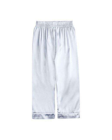 Elegant Kids' Long Sleeve Satin Sleepwear Set