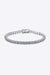 Elegant 4.9 Carat Moissanite Sterling Silver Bangle with a Sleek Touch