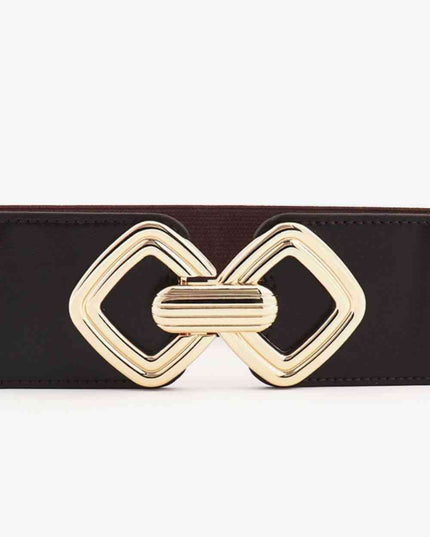 Sleek Elastic Geometric Belt Collection - Perfect for Any Occasion