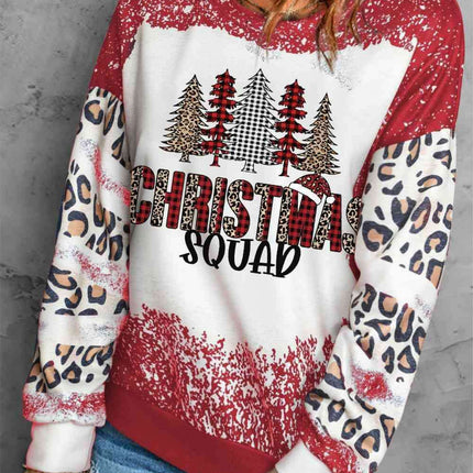Cheerful Christmas Tree Graphic Holiday Sweater