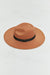 Sophisticated Tan Fedora with Black Ribbon Accent