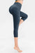 Wide Waistband Cropped Active Leggings with Pockets Trendsi