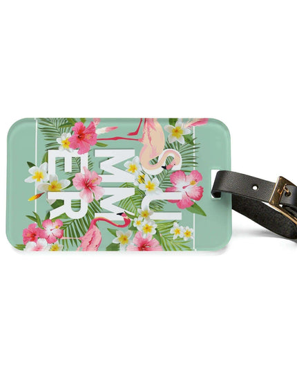 Chic Wanderlust Acrylic Luggage Tag Collection - Customizable Travel Accessory