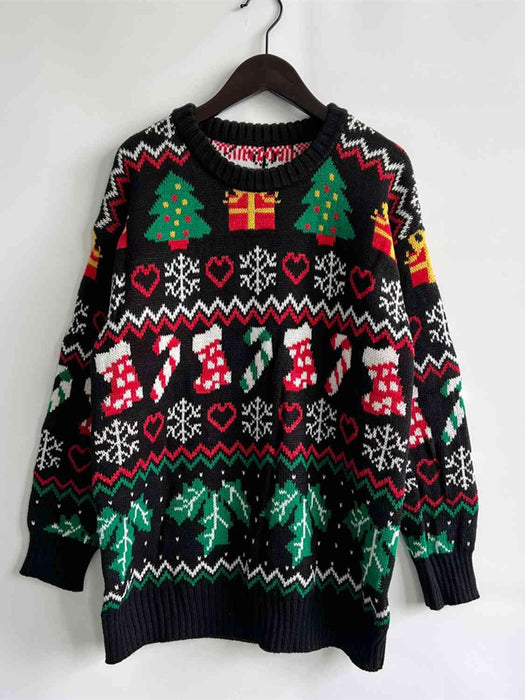 Frosty Night Sky Knit Sweater