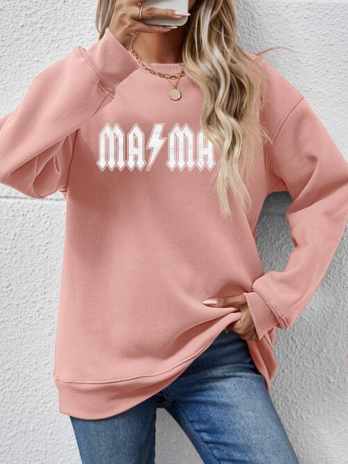 Statement Graphic Relaxed Fit Crewneck Sweater