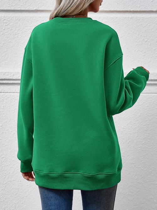 Cozy Alphabet Crewneck Sweater in Timeless Style