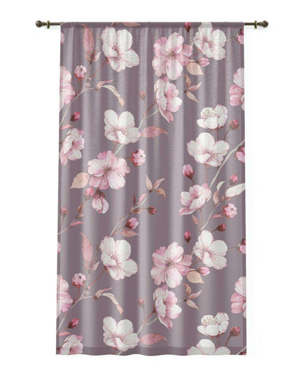 Customizable Elegant Floral Polyester Window Curtains for Sophisticated Home Decor