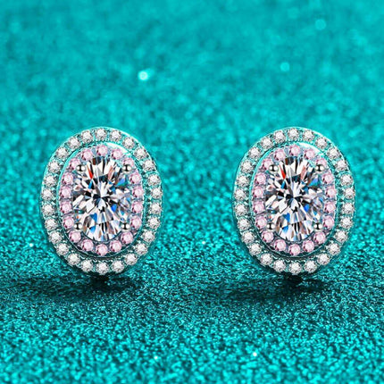 Elegant Moissanite Earrings in Radiant Platinum: A Luxurious Touch for Any Occasion