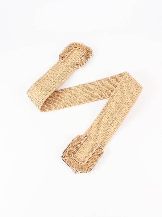 Braided Textured Waist Belt