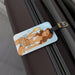Elite Summer Holiday Bag Tag - Stylish Acrylic and Leather Luggage Identifier