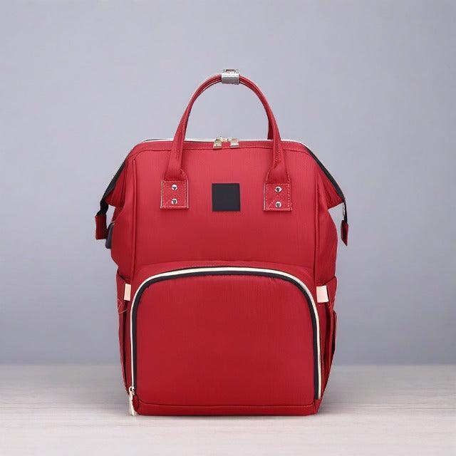 Stylish Canvas Diaper Backpack - Functional and Fashionable Parent Bag