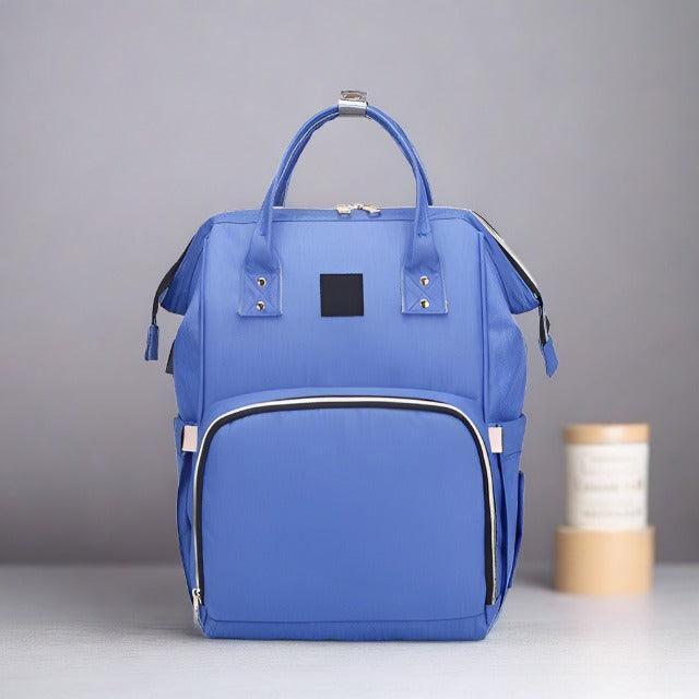 Chic Canvas Diaper Backpack - Essential Carryall for Modern Moms