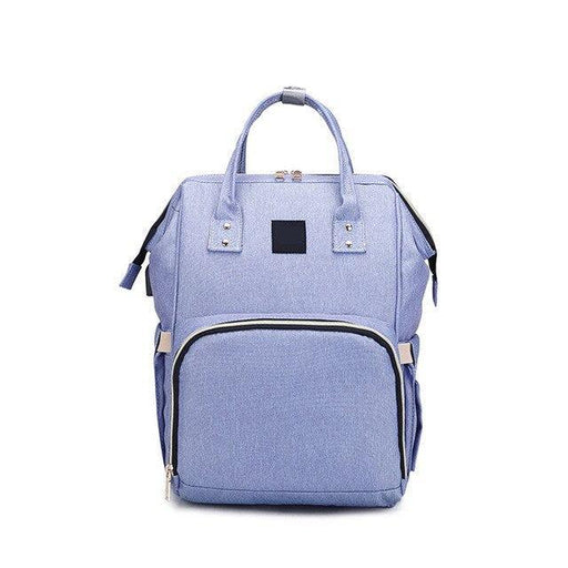 Chic Canvas Mother Backpack with Smart Storage - Trendy Diaper Bag for Fashion-Forward Parents