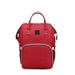 Trendy Canvas Backpack Diaper Bag - Stylish Baby Essentials Carrier for Active Parents