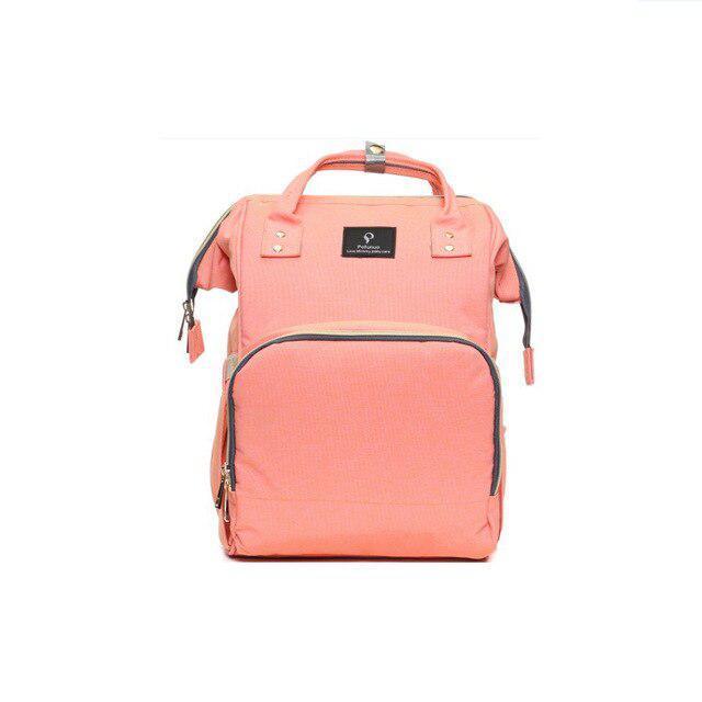 Chic Canvas Diaper Backpack - Essential Carryall for Modern Moms