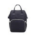Trendy Canvas Backpack Diaper Bag - Stylish Baby Essentials Carrier for Active Parents