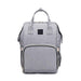 Trendy Canvas Backpack Diaper Bag - Stylish Baby Essentials Carrier for Active Parents