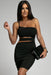 Chic One-Shoulder Ruched Bodycon Cocktail Dress