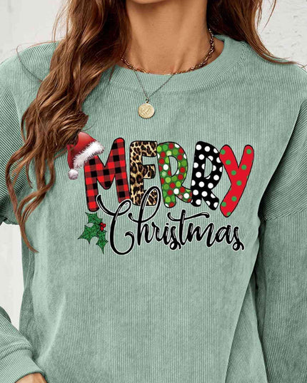 Joyful Christmas Vibes Graphic Sweater