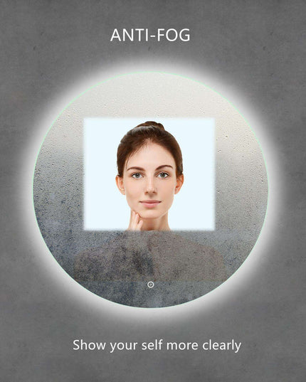 Sleek Beveled Frameless LED Mirror for Illuminated Bathroom Elegance