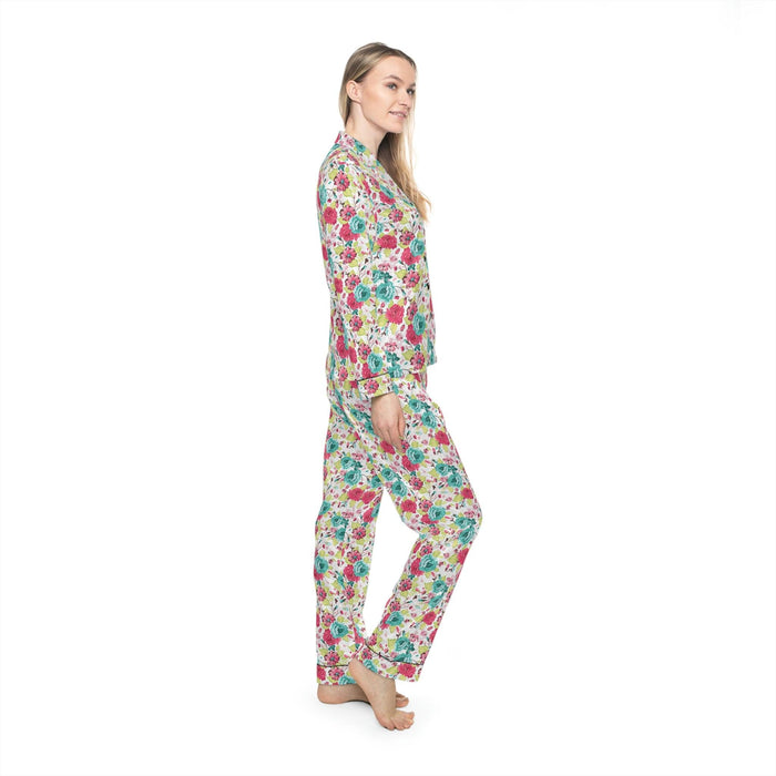 Vero romantic floral Women's Satin Pajamas