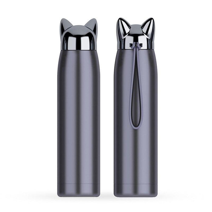 320ml/11oz Double Wall Thermos Water Bottle Stainless Steel Vacuum Travel Mug