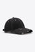 Adjustable Cotton Baseball Hat with Distressed Look