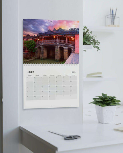 2024 Maison d'Elite Luxurious Art Wall Calendar - Special Edition